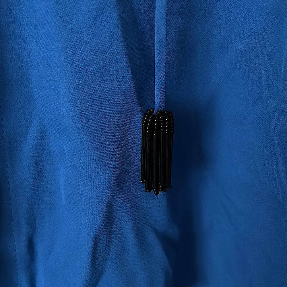 Kobi Halperin NWT Royal Blue Margo Long Sleeve Blouse Shirt Top **Size S** 💙💙 - Picture 3 of 6